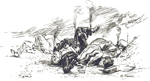 Henrique Alvim Corrêa – Martian Heat-Ray Victims, War of the Worlds 1906