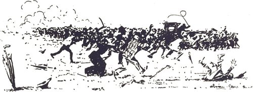 Henrique Alvim Corrêa's Martian Panic Scene, War of the Worlds 1906