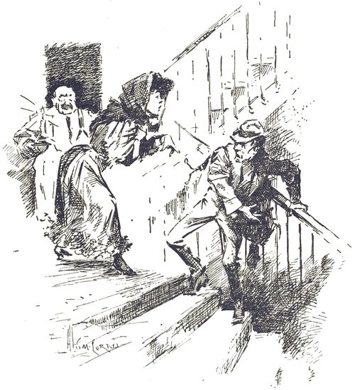 Alvim Correa's War of the Worlds 1906 — Fleeing the Martian Heat-Ray