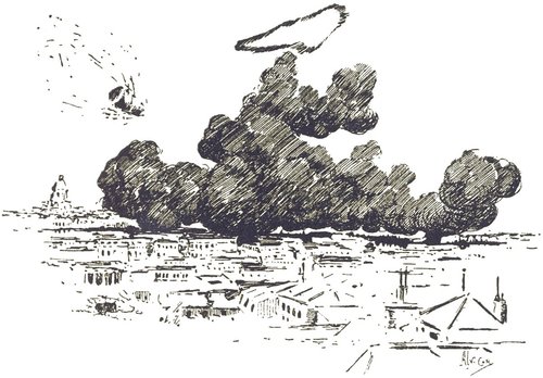 Henrique Alvim Corrêa's Martian Attack on London, War of the Worlds 1906