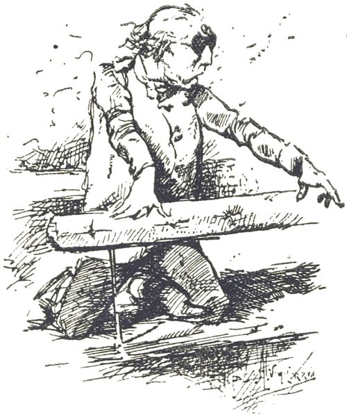 Martian War Machine Advances — H.G. Wells 'La Guerre des Mondes' 1906