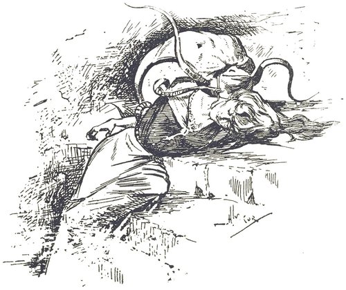 Martian Attacks Human – H.G. Wells War of the Worlds 1906 French Edition