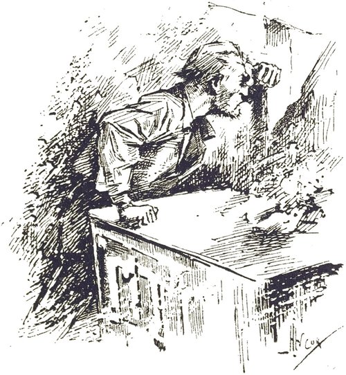 H.G. Wells 'War of the Worlds' 1906 French Edition – Martian Encounter