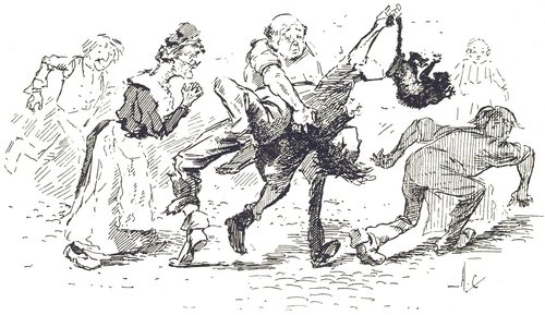 Martian Chaos Scene – H.G. Wells War of the Worlds 1906 French Edition