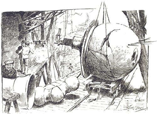 Alvim Corrêa's Martian War Machine Assembly, War of the Worlds 1906