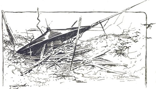 Alvim Corrêa's Fallen Martian Machine, War of the Worlds 1906