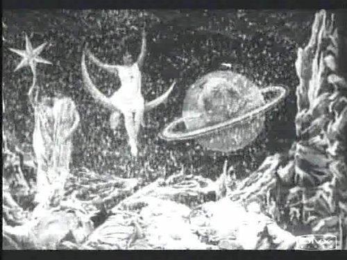 Le Voyage dans la Lune (1902) — Méliès Film Still, Lunar Dreamscape Scene