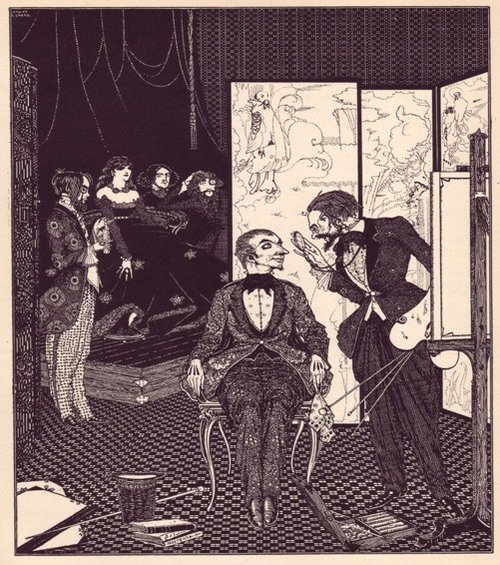 Harry Clarke's 'Mesmeric Revelation' — Poe Hypnosis Scene, c.1919