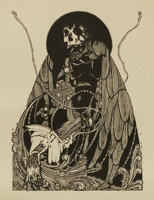 Death Enthroned: Harry Clarke's Macabre Vision for Poe's Tales, c.1919