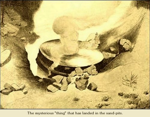 Henrique Alvim Corrêa's Martian Cylinder Landing, War of the Worlds 1906