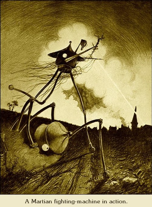 Henrique Alvim Corrêa's Martian Fighting-Machine, War of the Worlds 1906