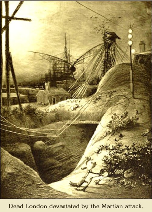 Henrique Alvim Corrêa's Dead London Devastated by Martians – War of the Worlds 1906