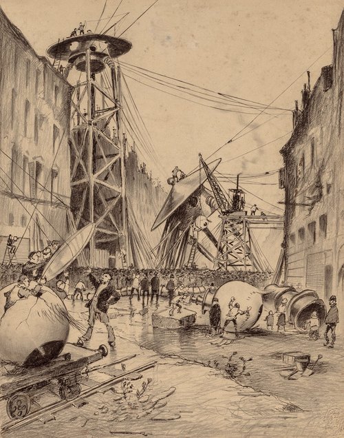 Henrique Alvim Corrêa – Martian War Machine Assembly, War of the Worlds 1906