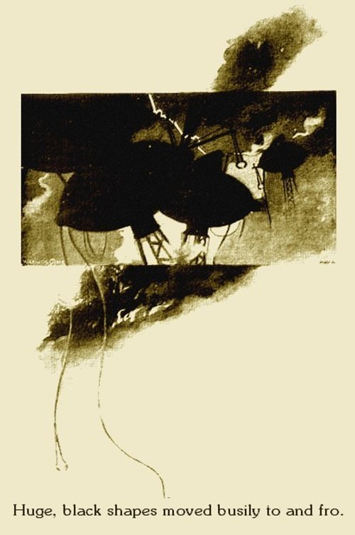 Warwick Goble's Martian War Machines, War of the Worlds 1897