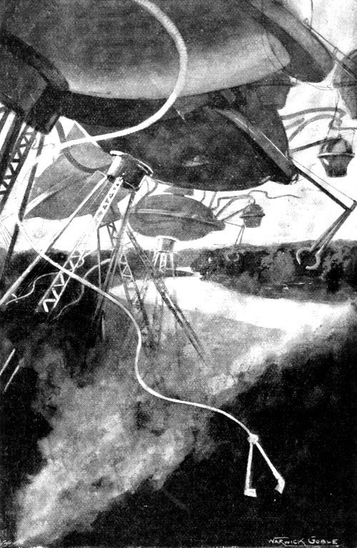 Warwick Goble's Martian Fighting Machines, War of the Worlds 1897