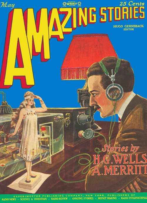 Frank R. Paul's Televised Woman, Amazing Stories May 1927