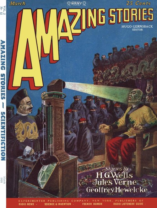 Frank R. Paul's Death Ray Villain, Amazing Stories March 1928