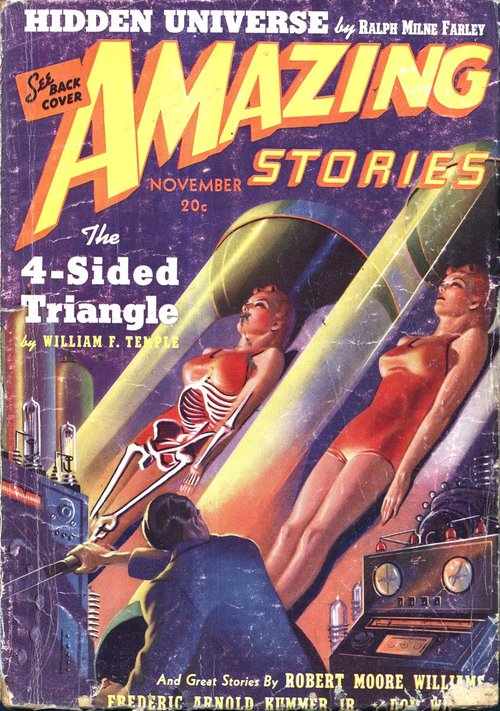 Duplication Machine Creates Woman's Clone — Amazing Stories, November 1939