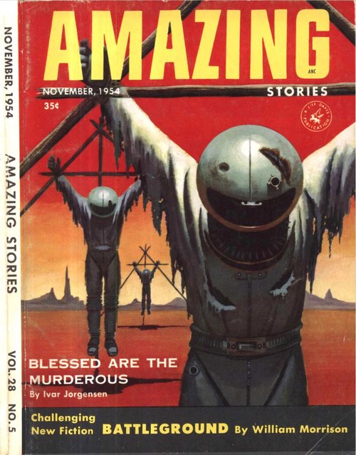 Crucified Spacemen on Alien World — Amazing Stories, November 1954