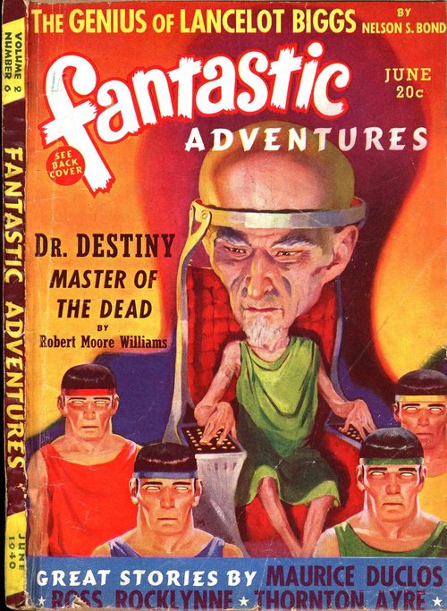 Dr. Destiny Master of the Dead – Fantastic Adventures June 1940 Cover