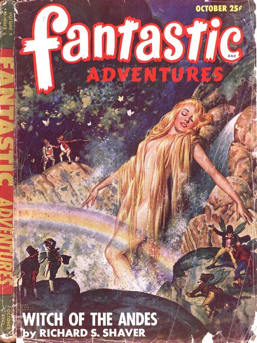 Witch of the Andes – Fantastic Adventures October 1947 Giant Fairy Cover