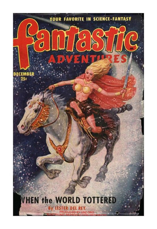 Fantastic Adventures Dec 1950 – Warrior Queen Rides Through the Stars