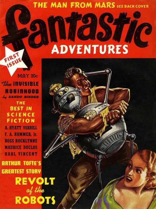 Revolt of the Robots – Fantastic Adventures First Issue, May 1939