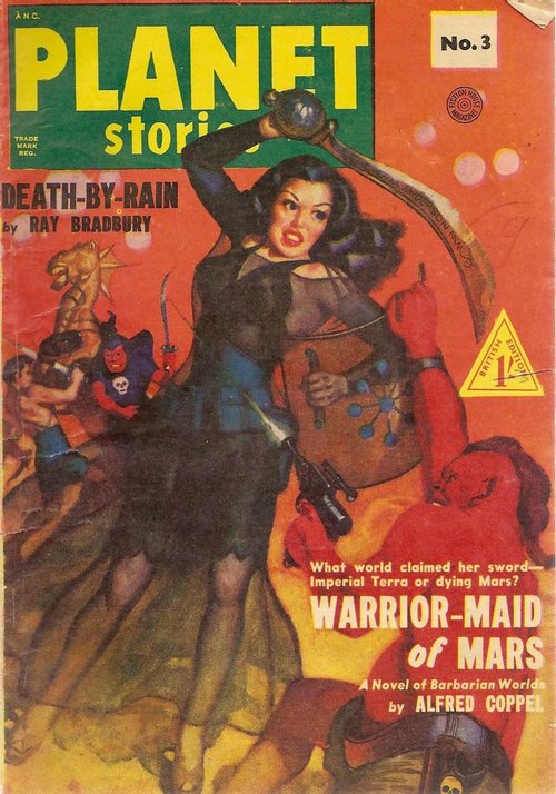 Warrior-Maid of Mars – Planet Stories No.3 UK Edition, 1950