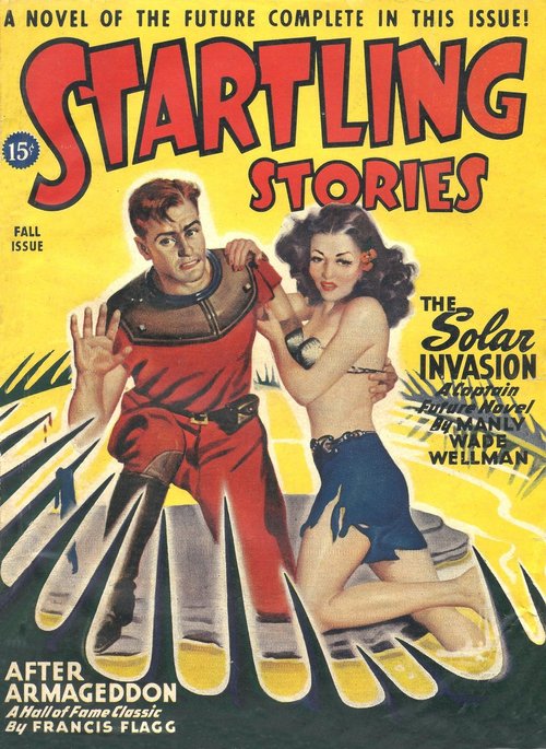 Startling Stories Fall 1946 – Captain Future 'Solar Invasion' Cover