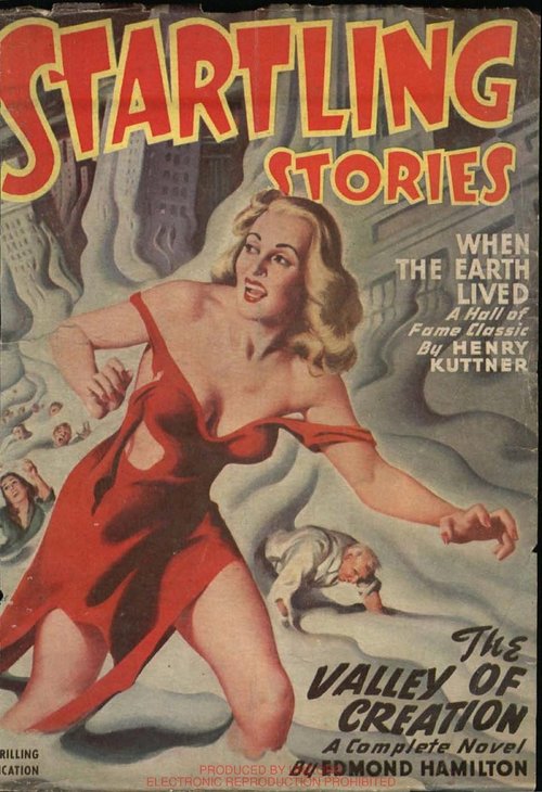 Giant Woman Rampages Through City – Startling Stories July 1948