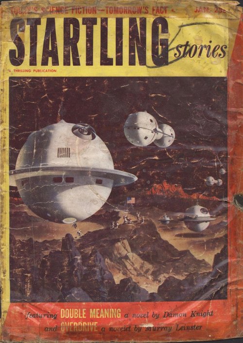 Startling Stories Jan 1953 – American Sphere Ships Land on Alien World