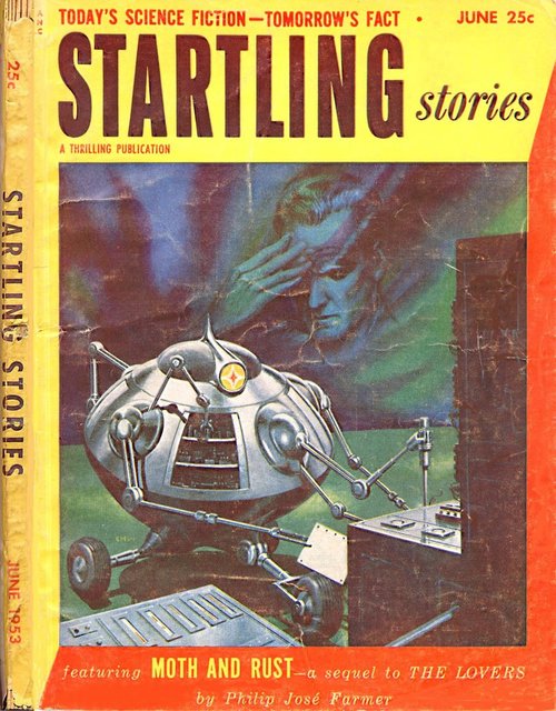 Emsh's Brooding Robot & Ghostly Mind, Startling Stories June 1953