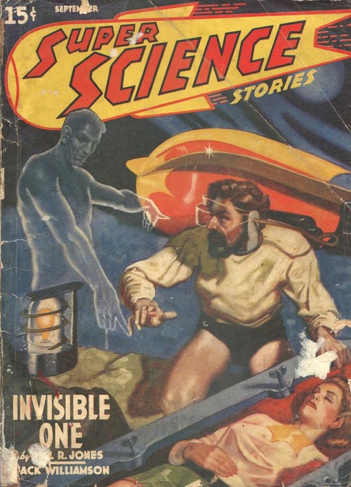 Invisible One – Super Science Stories September 1940 Cover