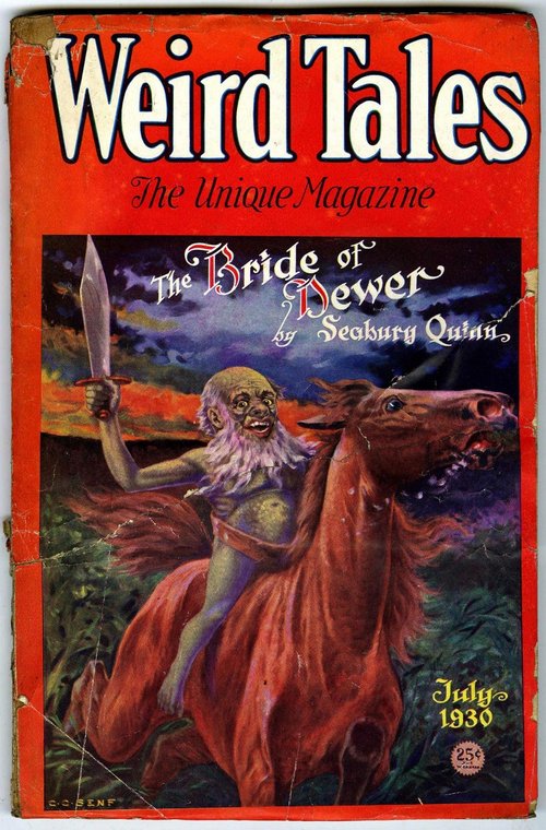 C.C. Senf's Demon Rider – Weird Tales 'Bride of Dewer' July 1930