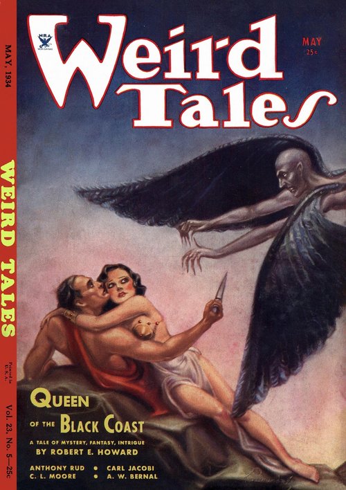 Queen of the Black Coast — Weird Tales May 1934 Conan Cover