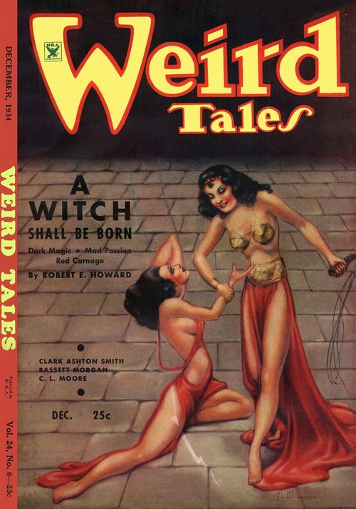 Margaret Brundage's 'A Witch Shall Be Born' – Weird Tales, Dec. 1934