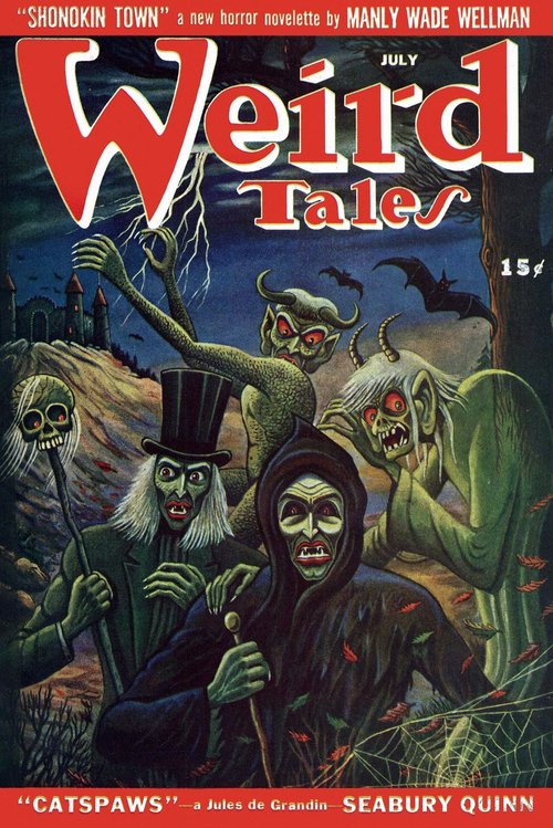 Weird Tales July 1946 – Graveyard Monsters Converge in Classic Pulp Horror