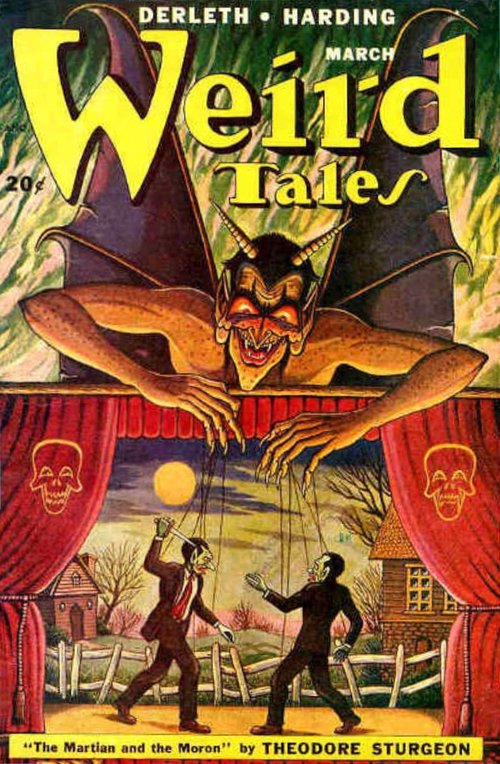 Devil Puppeteer Controls Human Marionettes – Weird Tales March 1949