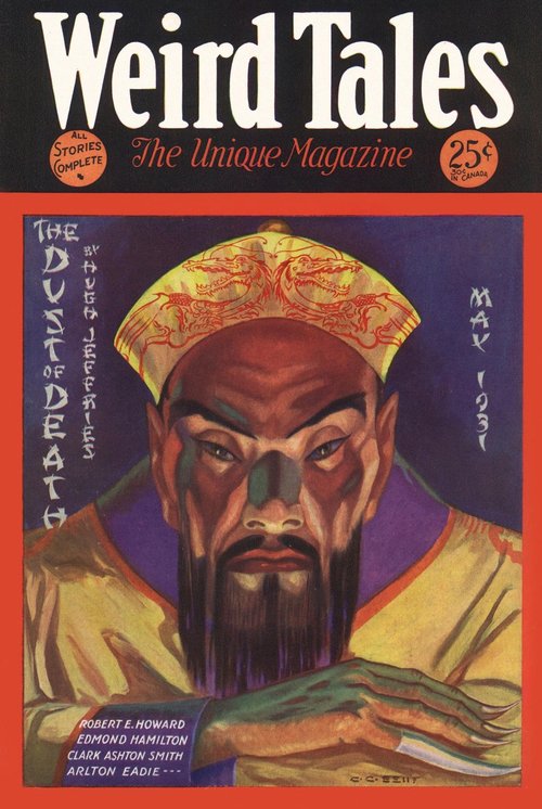 C.C. Senf's Menacing Mandarin Sorcerer, Weird Tales May 1931
