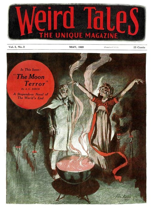 Weird Tales Vol.1 No.3 May 1923 — Witch's Cauldron Cover