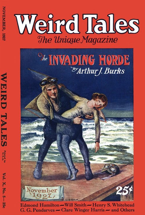 The Invading Horde – Weird Tales November 1927 Cover by C.C. Senf