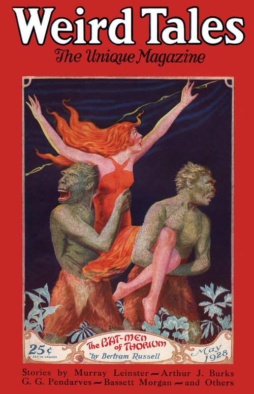 Bat-Men of Thorium – Weird Tales May 1928 Cover by C.C. Brundage