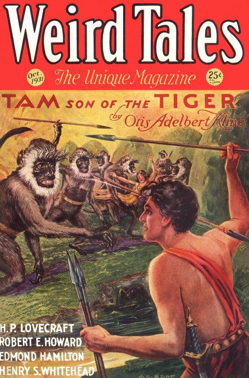 Weird Tales Oct 1931 — Tam Son of the Tiger by Otis Adelbert Kline