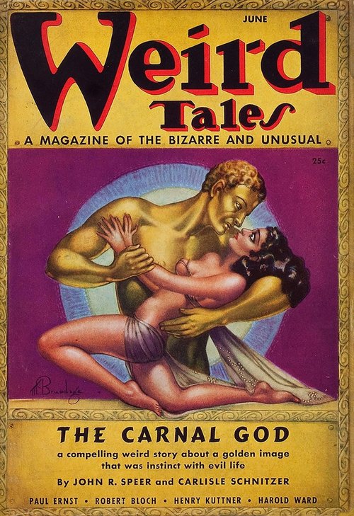 Margaret Brundage's 'The Carnal God' – Weird Tales June 1937