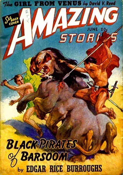 Black Pirates of Barsoom – Amazing Stories June 1941 Cover