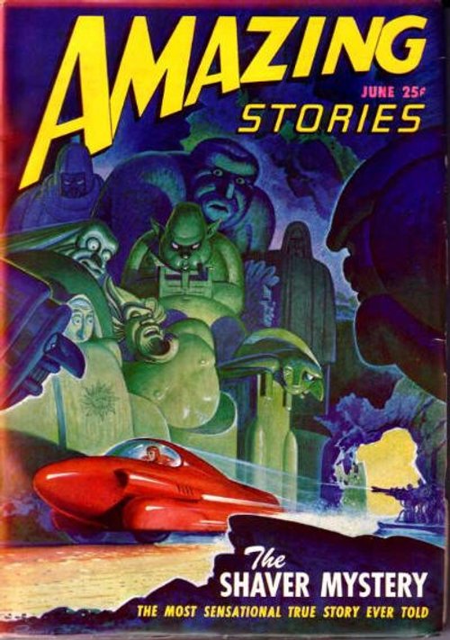 Amazing Stories June 1947 – The Shaver Mystery Dero Monsters Cover