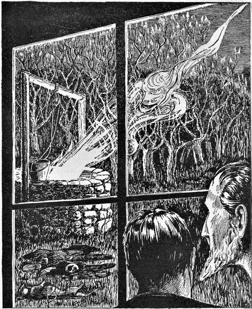 The Colour Out of Space – Amazing Stories v2n6 1927 Interior Illustration