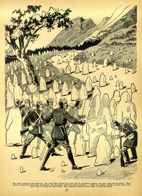 Frank R. Paul's Yeast Men Invasion — Amazing Stories Vol.3 No.1