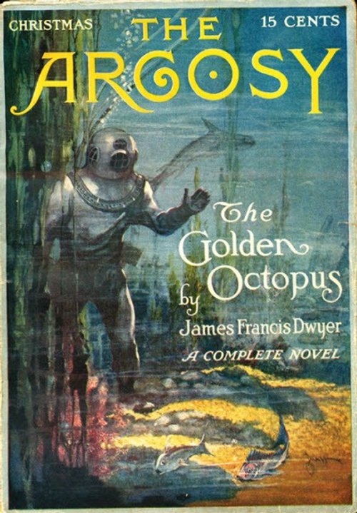 The Argosy Christmas 1910s Deep-Sea Diver Cover – The Golden Octopus