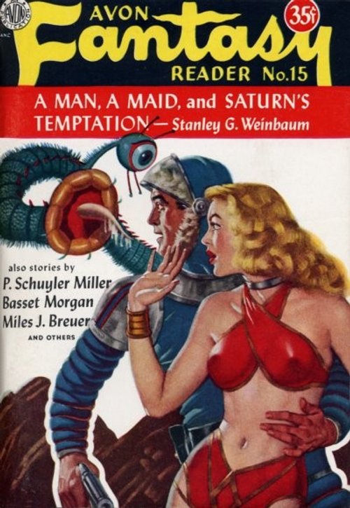 Avon Fantasy Reader No.15 — Saturn's Temptation, Alien Menace Cover